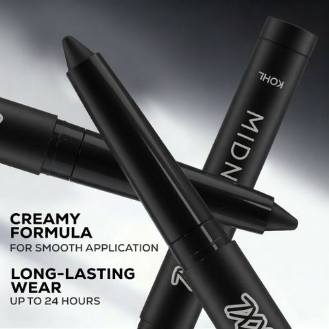 Renee Midnight XXL Kohl With Sharpener | Waterproof, Smudge-proof, Long-Lasting 24 Hrs (Black, 1.5 g) - Image 4