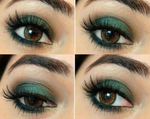 makeup with forest green dress NADJA NEW BEST EYE LOOK CRAYON KAJAL FOR WOMEN collection: ROMANCE