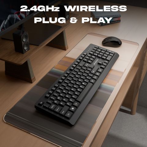 ZEBRONICS Zeb-Companion 116 Wireless Keyboard (Black) - Image 6