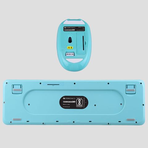 ZEBRONICS ZEB-COMPANION 301 Wireless Keyboard (Aqua Green) - Image 6