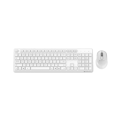 ZEBRONICS Companion 200 Wireless Combo (White) - Image 5