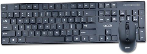 GEONIX Cocoa C1 Wireless Standard Laptop Keyboard Compatible with Desktop with Ergonomic Desktop Design (Black) - Image 7