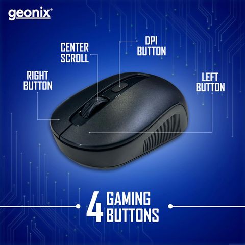 GEONIX Cocoa C1 Wireless Standard Laptop Keyboard Compatible with Desktop with Ergonomic Desktop Design (Black) - Image 5