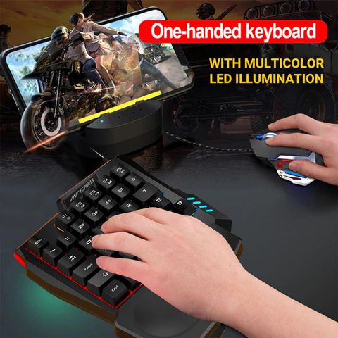 Ant Esports MK1001 One Handed RGB Backlit 35 Keys Gaming Wired USB Handheld Gaming Keyboard Compatible with Desktop, Laptop, Mac with 35 Keys Layout, Backlit LED Illumination (Black) - Image 7
