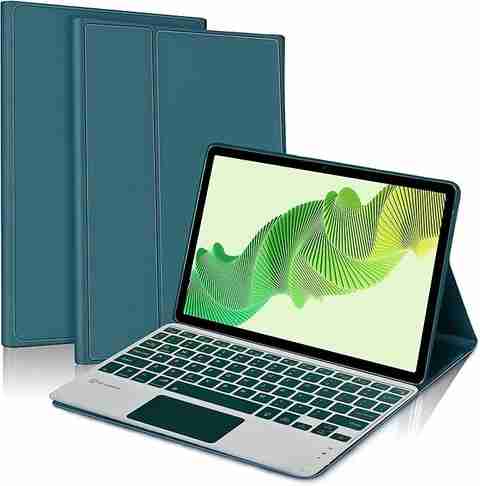 Proelite Realme Pad 2 11.5 inch, Magnetic Detachable Wireless TouchPad Bluetooth Standard Tablet Keyboard Compatible with Desktop, Laptop, Mac (Dark Green) - Image 5