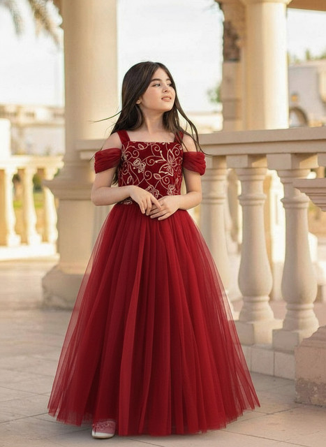 cute red dresses for birthday Dress Ball Gown Little Girl SHEIN Red Summer Satin Flower Girl Dress,Young Momyknows Black Lace Ruched rss25 Birthday party dress Size Bust Waist Length Size:XXL/12-14
