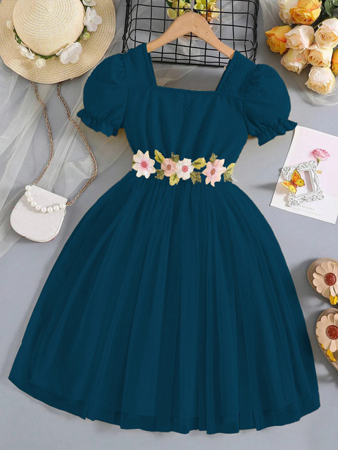 knee length dresses online india Miss & Chief Girls Midi/Knee Party Dress Price in western dress modern classy knee length dresses