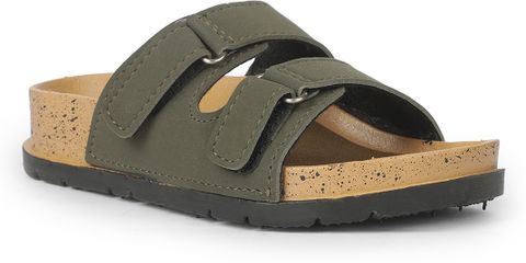 Bubblegummers Boys Slip-on Mule Green 6-6.5 Years - Image 6