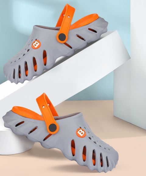 BERSACHE Sling Back Clogs for Boys (Grey, 12-13 Years) - Image 6
