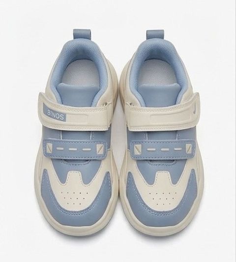 BINOS Velcro Sneakers for Boys & Girls, Blue, 2-2.5 Years - Image 7