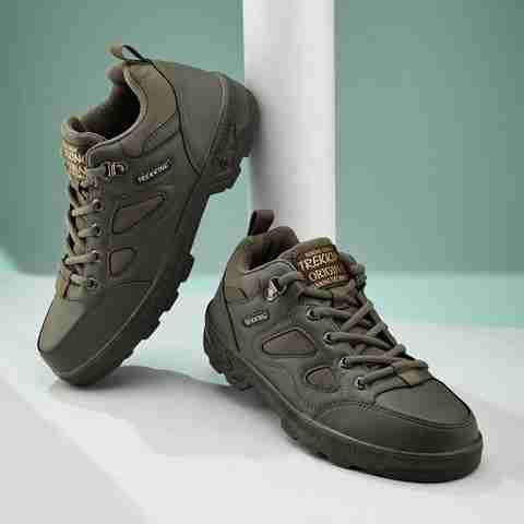 CAMPUS Lace Walking Shoes For Boys & Girls (Green, 10-11 Years) - Image 5