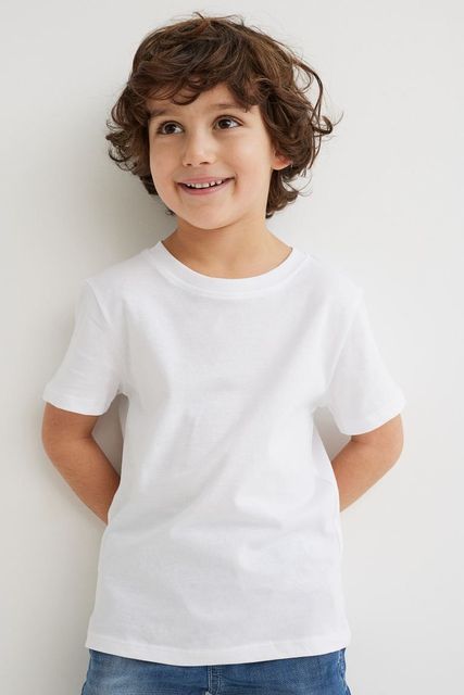 MGR Boys Solid Polyester Regular T-Shirt (White, Pack of 1) - Image 7