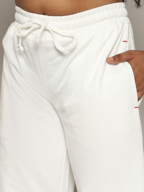 moonaah Boys Track Pant White Pack of 1 - Image 8