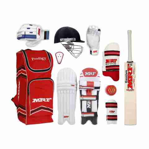 HF MRF GRAND Virat Kohli VK-18 Complete Cricket Kit (4 Pieces, 8-10 - Image 5
