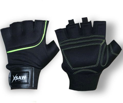 XSAW Weight Lifting Fitness Gym Gloves and Wrist Strap Combo Pack Fitness Accessory Kit Kit - Image 4