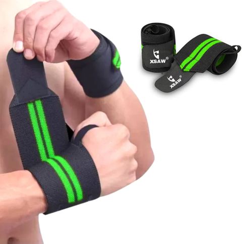 XSAW Weight Lifting Fitness Gym Gloves and Wrist Strap Combo Pack Fitness Accessory Kit Kit - Image 6