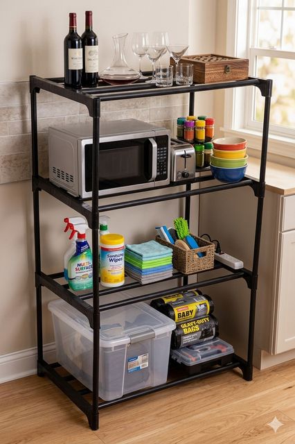 UkdiMukdi Plastic Cutlery Kitchen Rack - Image 6