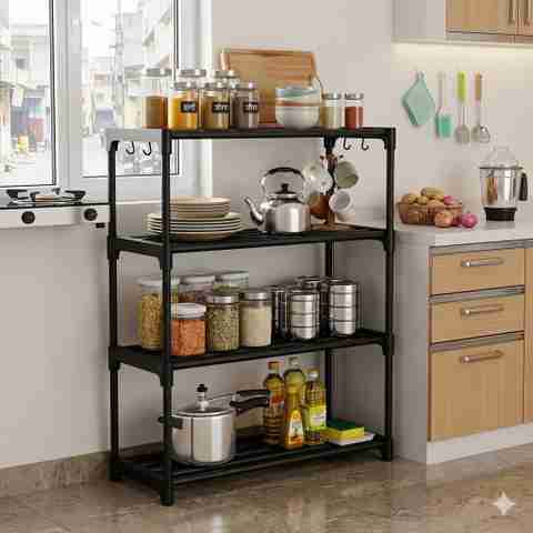 UkdiMukdi Plastic Cutlery Kitchen Rack - Image 5