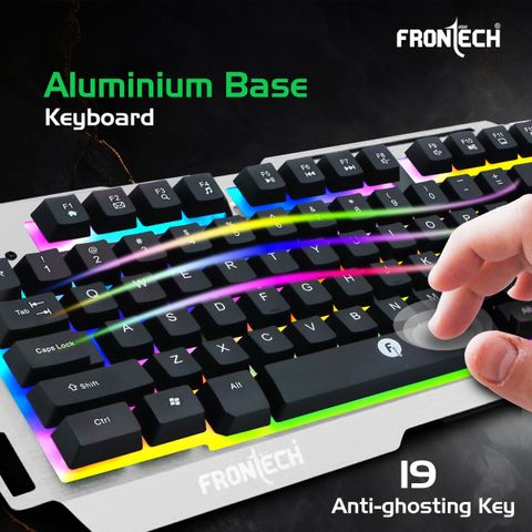 Frontech Metal Warrior Gaming Combo, Black - Image 8