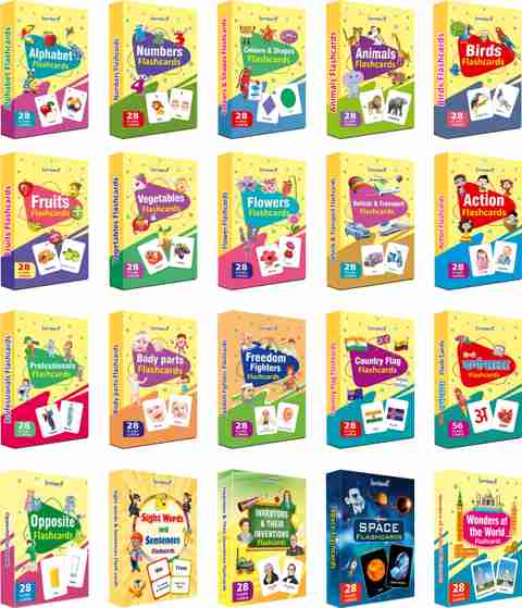gurukanth Flash Cards for Kids Early Learning (Set of 20, Multicolor) - Image 5