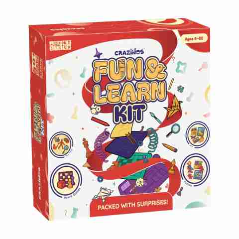 Crazinos Fun & learn kit | For 5 to 6 Learners | Ages 4 to 60 Yrs