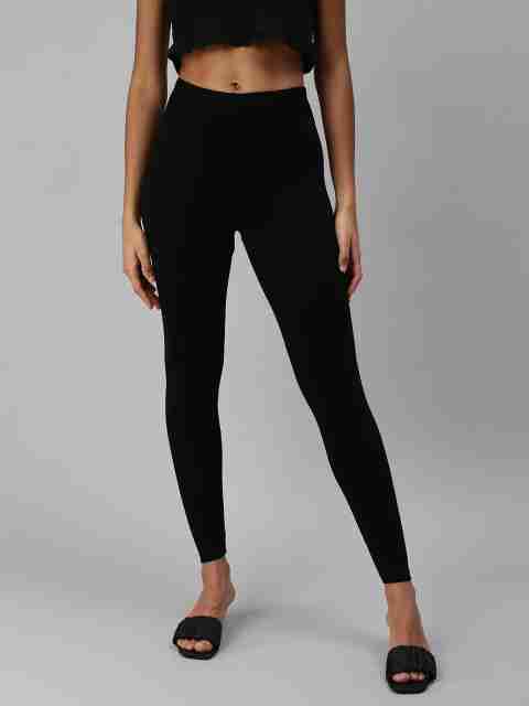 Prisma Women's Black Solid Legging - Image 5