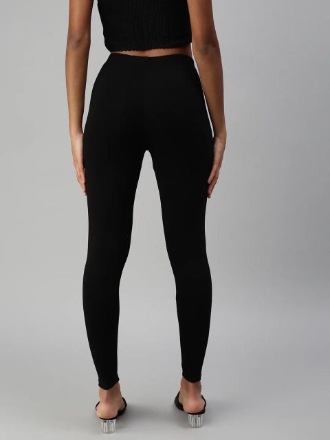 Prisma Women's Black Solid Legging - Image 6