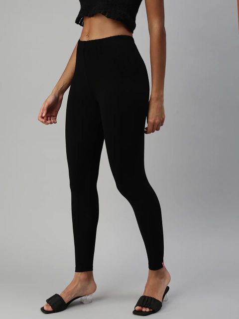 Prisma Women's Black Solid Legging - Image 7