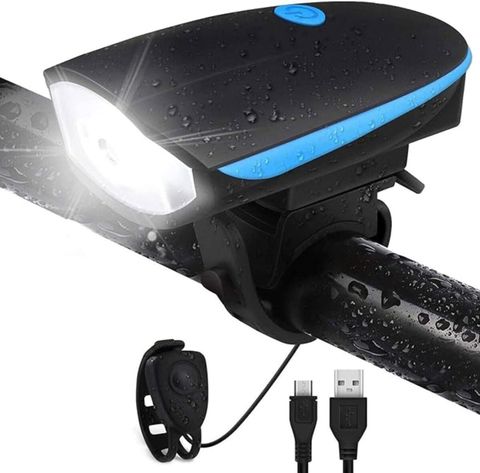 BLACKBELL Cycle Headlight, Horn & Taillight Combo (Blue) - Image 6