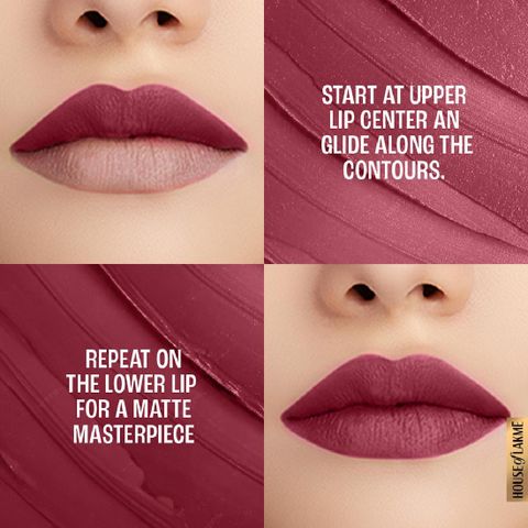 Lakmé 9TO5 Primer + Matte Lip Color (Maroon Mix, 3.6 g) - Image 8