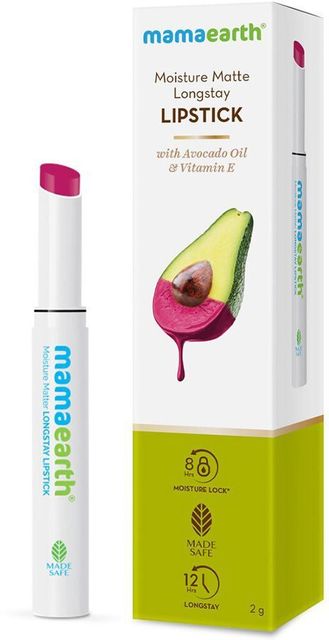 Mamaearth Moisture Matte Longstay Lipstick Berrylicious Magenta 2g - Image 6