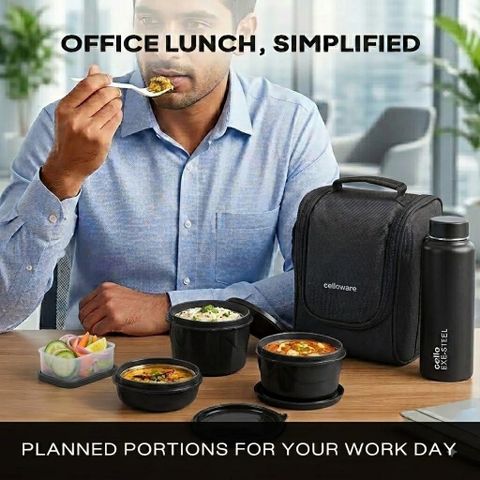 Cello MF All in One 5-Container Lunch Box, 1575 ml - Image 5