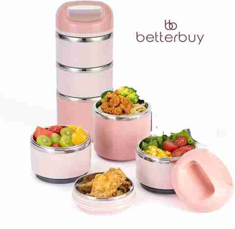 TeDeMeI Insulated 4-Container Stainless Steel Lunch Box 1430 ml - Image 3