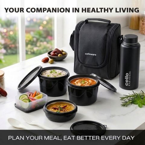 Cello MF All in One 5-Container Lunch Box, 1575 ml - Image 4