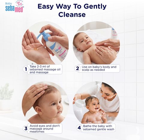 Sebamed Baby Massage Oil| With Soya Oil|Non- greasy|Ideal for newborn (150 ml) - Image 7