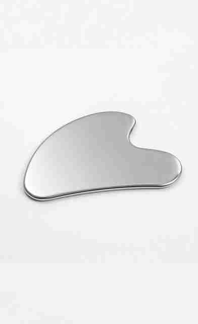 WOMS Stainless Steel Gua Sha Massage Tool (Silver) - Image 3