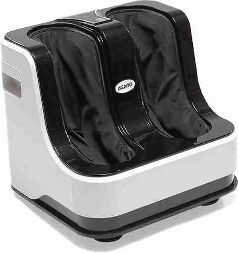AGARO 33159 33159 Leg for Foot, Calf & Leg, with Rolling & Kneading Functions Massager (Black, White) - Image 5