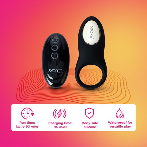 SKORE Buzzz Personal Massager with Strawberry Lube (Pack of 2) - Image 4