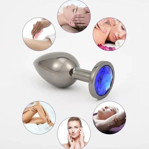 naughty life small plug-03 Stainless Steel Deep Tissue Massage Roller - Image 5
