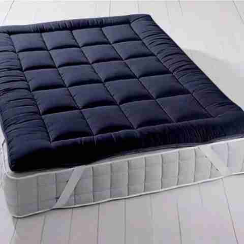 Texlux 2 inch (5.08 cm) King Size Microfibre Breathable, Stretchable, Waterproof Mattress Topper (198 cm x 182 cm, Blue) - Image 5