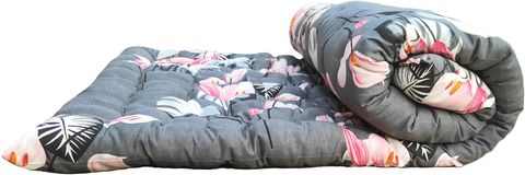 Tanwar handloom SOFT COTTON MATTRESS GADDA ( LxW-72x36 inches )Single Cotton Mattress (Floral Grey) - Image 8