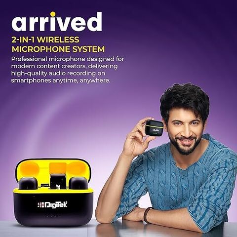 DIGITEK DWM 103 Mini 2-in-1 Wireless Microphone - Image 6
