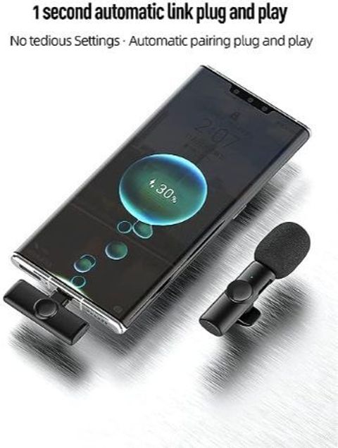 BORNTOGLOW K8 Type-C Lapel Microphone - Image 5