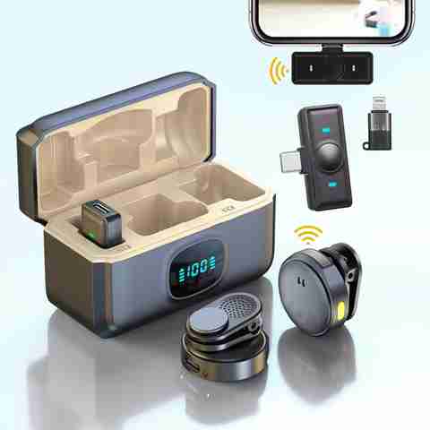 MOOZMOB Wireless Collar Mic for Video Recording - Image 5