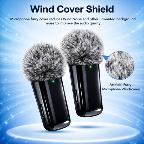 Monrix K6 Wireless Microphone for YouTube & iPhone - Image 7