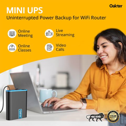 Oakter Mini UPS 12V Wi-Fi Power Backup for Router - Image 7