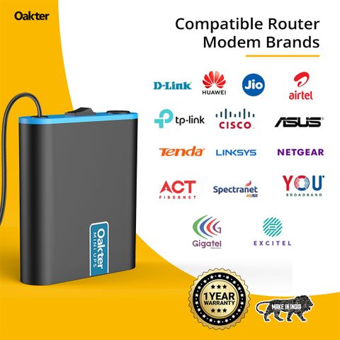 Oakter Mini UPS 12V Wi-Fi Power Backup for Router - Image 8