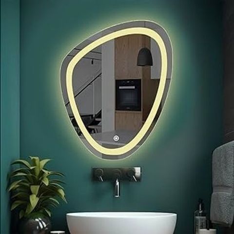 Haridarshan Glass Mirror105 Triangle Lighted Mirror - Image 7