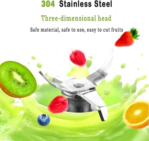FRONY JX 4 450W Portable USB Juicer Mixer Grinder, Multicolor - Image 5