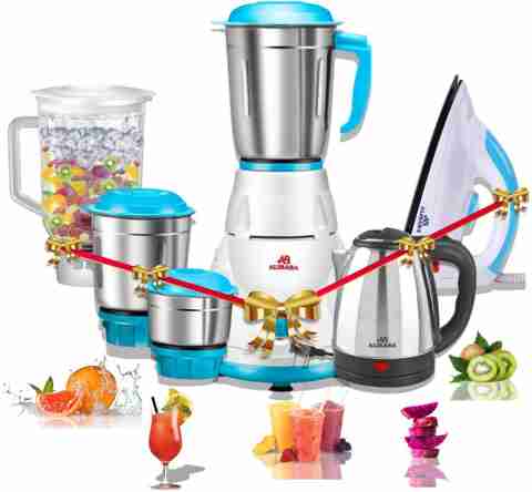 Alibaba Starlet Super Combo 750W Dry Iron & 550W Mixer Grinder - Image 3